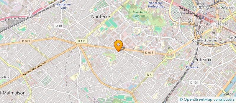 localisation de l'entreprise MONSIEUR MIHAIL MATE  NANTERRE