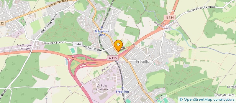 localisation de l'entreprise MONSIEUR MIHAIL MINDRU  MERY-SUR-OISE