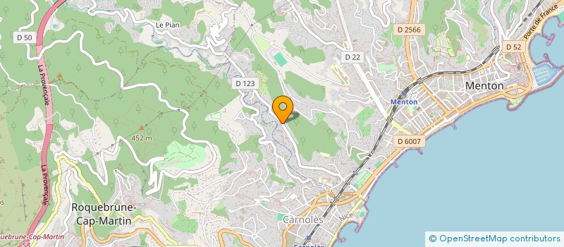 localisation de l'entreprise MONSIEUR MIHAIL PAHOMI  MENTON