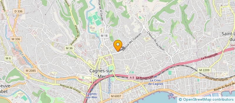 localisation de l'entreprise MONSIEUR MIHAIL PISLARI à CAGNES SUR MER