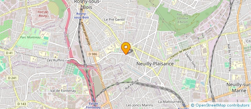 localisation de l'entreprise MONSIEUR MIHAIL PLESCA à ROSNY-SOUS-BOIS