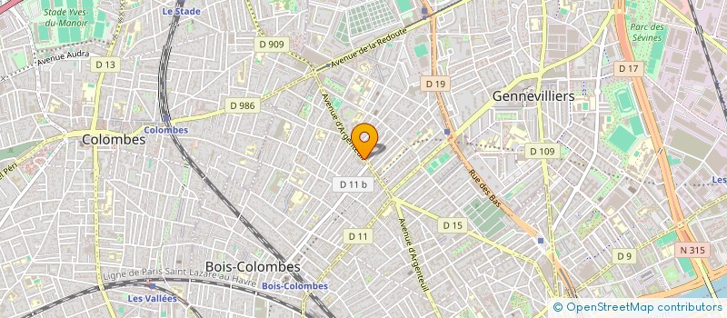 localisation de l'entreprise MONSIEUR MIHAIL ROMANCIUC à BOIS-COLOMBES