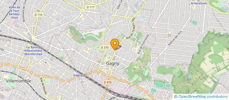 localisation de l'entreprise MONSIEUR MIHAIL SAJIN  GAGNY