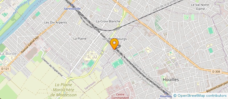 localisation de l'entreprise MONSIEUR MIHAIL TROIAN  SARTROUVILLE