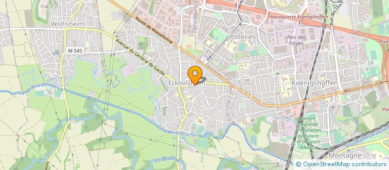 localisation de l'entreprise MONSIEUR MIHALY HOFERT  ECKBOLSHEIM