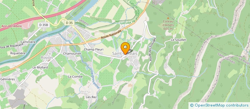 localisation de l'entreprise MONSIEUR MIHALY HUSZARIK  SAINT-GERVAIS