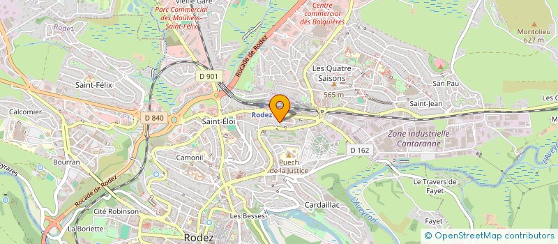 localisation de l'entreprise MONSIEUR MIHALY-SANDOR DUDAS  RODEZ