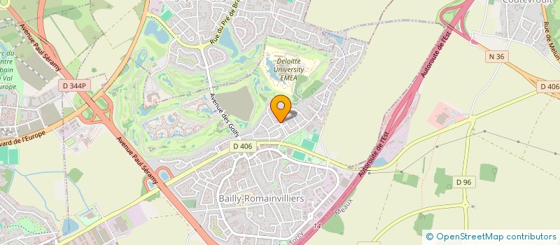 localisation de l'entreprise MONSIEUR MIHALY TOTH  BAILLY-ROMAINVILLIERS