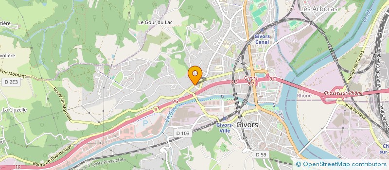 localisation de l'entreprise MONSIEUR MIHOUB KHELIF à GIVORS
