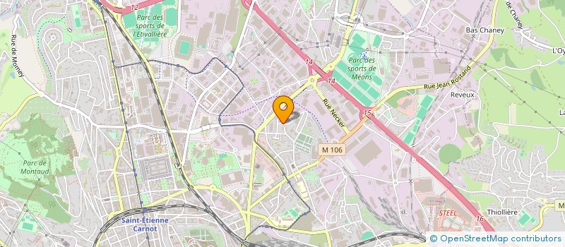 localisation de l'entreprise MONSIEUR MIHRETEAB BERHE  SAINT-ETIENNE