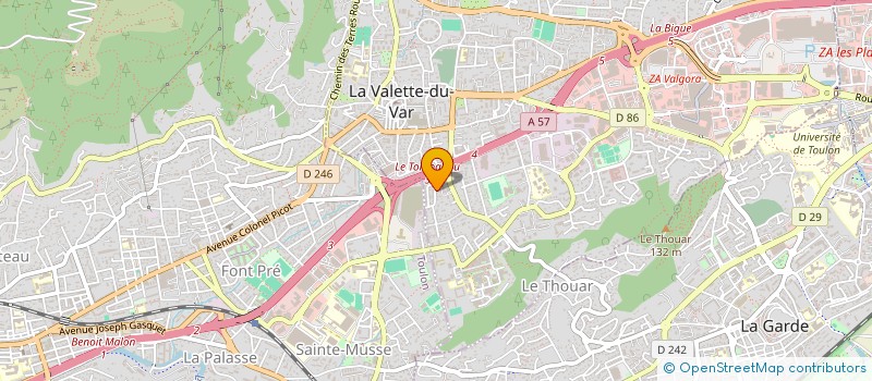 localisation de l'entreprise MONSIEUR MIJODRAG ALEKSIC  TOULON