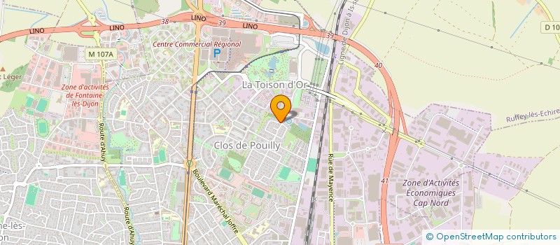 localisation de l'entreprise MONSIEUR MIKAEL ALEXANDRE TOBIS  DIJON