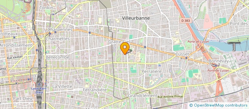 localisation de l'entreprise MONSIEUR MIKAEL ARAS  VILLEURBANNE