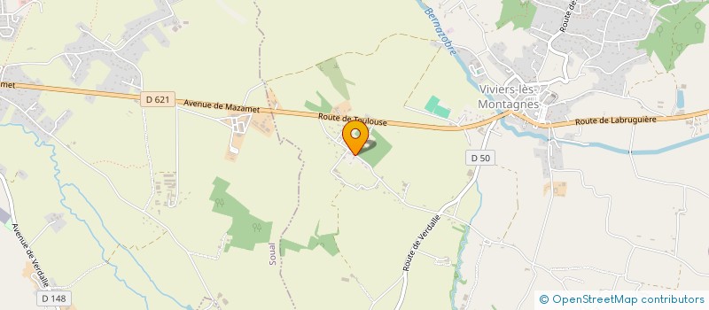 localisation de l'entreprise MONSIEUR MIKAEL AUGUY  VIVIERS-LES-MONTAGNES