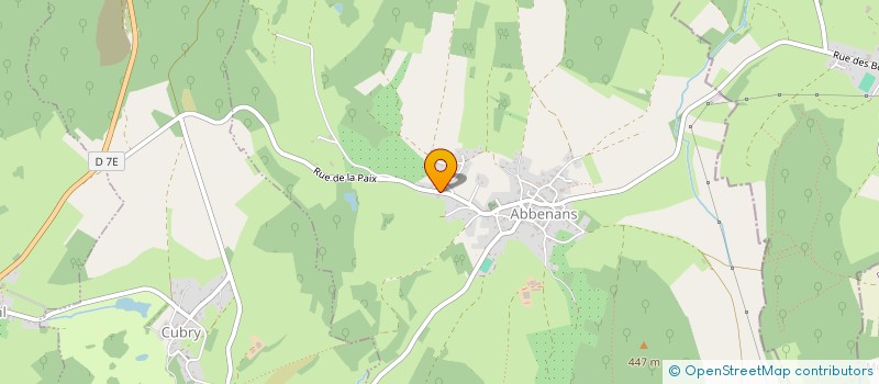 localisation de l'entreprise MONSIEUR MIKAEL BALLET  ABBENANS