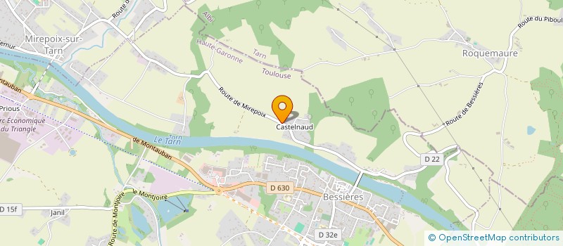 localisation de l'entreprise MONSIEUR MIKAEL BARDOU  BESSIERES