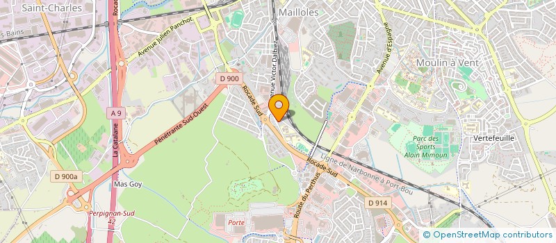 localisation de l'entreprise MONSIEUR MIKAEL BERLIVET  PERPIGNAN