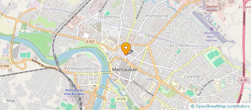 localisation de l'entreprise MONSIEUR MIKAEL BERTIN  MONTAUBAN