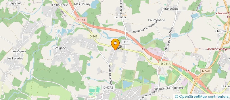 localisation de l'entreprise MONSIEUR MIKAEL BICAKCI à VERNEUIL-SUR-VIENNE