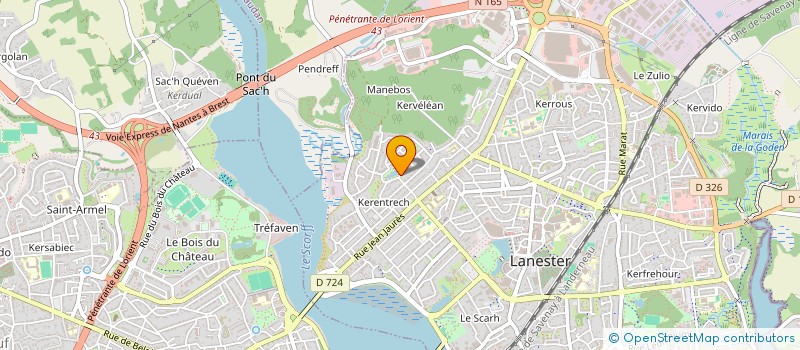 localisation de l'entreprise MONSIEUR MIKAEL BIHAN  GUICLAN