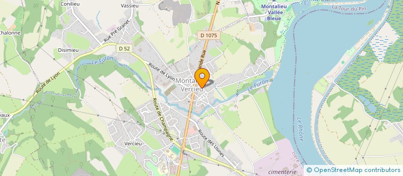 localisation de l'entreprise MONSIEUR MIKAEL BILLION  MONTALIEU-VERCIEU