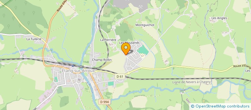 localisation de l'entreprise MONSIEUR MIKAEL BLANCHARD  ETANG-SUR-ARROUX