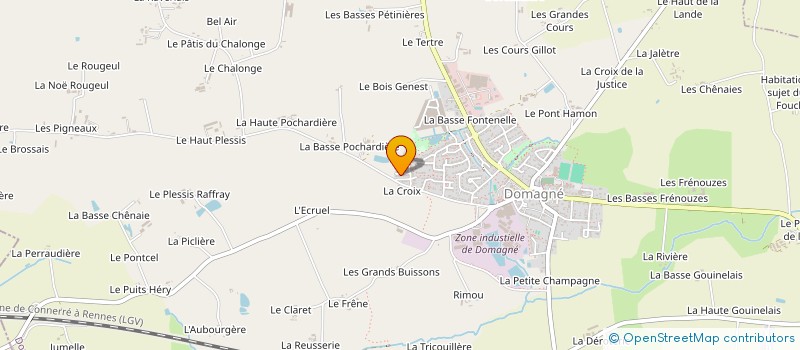 localisation de l'entreprise MONSIEUR MIKAEL BLANDEL  DOMAGNE