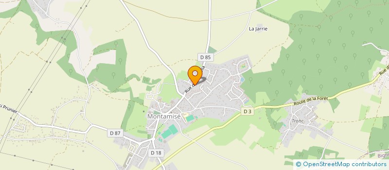 localisation de l'entreprise MONSIEUR MIKAEL BOILEAU  MONTAMISE