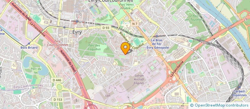 localisation de l'entreprise MONSIEUR MIKAEL BOINAHERY  EVRY-COURCOURONNES