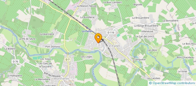 localisation de l'entreprise MONSIEUR MIKAEL BOTELLA  LE PALLET