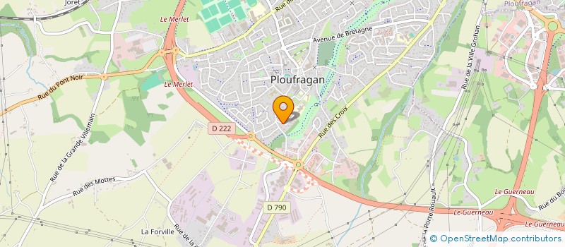 localisation de l'entreprise MONSIEUR MIKAEL BOUGEARD  LA MEAUGON