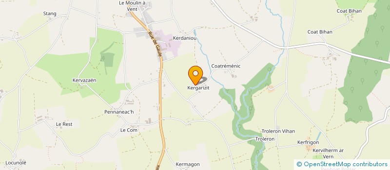 localisation de l'entreprise MONSIEUR MIKAEL BRELIVET à PLONEVEZ-DU-FAOU