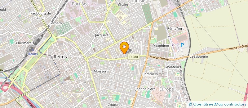 localisation de l'entreprise MONSIEUR MIKAEL BRIDEL  REIMS