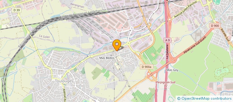 localisation de l'entreprise MONSIEUR MIKAEL BRONNEC  PERPIGNAN