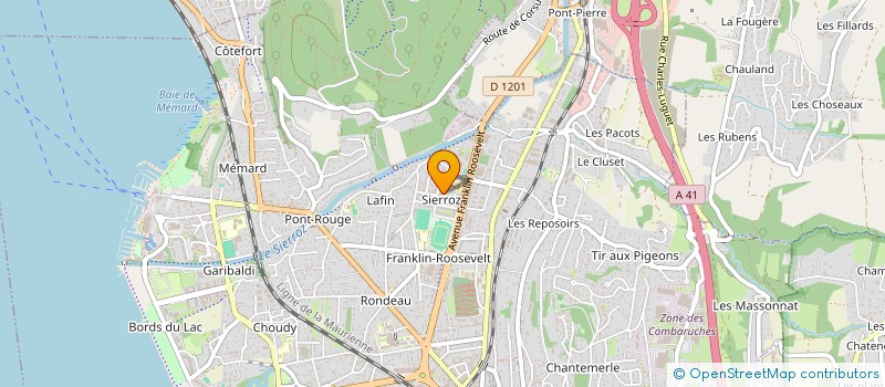 localisation de l'entreprise MONSIEUR MIKAEL BUCH à AIX-LES-BAINS