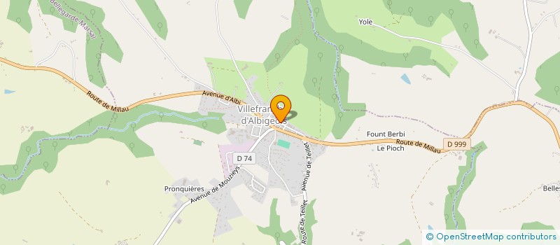 localisation de l'entreprise MONSIEUR MIKAEL BUSSARD  VILLEFRANCHE-D'ALBIGEOIS