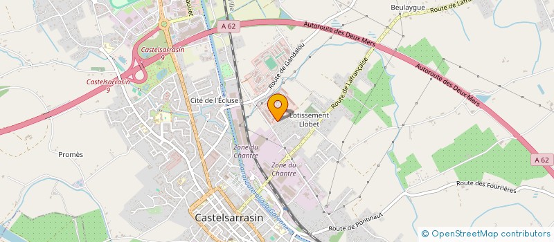 localisation de l'entreprise MONSIEUR MIKAEL CABEDO SAMPER  CASTELSARRASIN