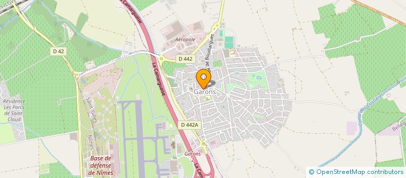 localisation de l'entreprise MONSIEUR MIKAEL CALDERON  GARONS