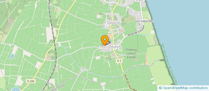 localisation de l'entreprise MONSIEUR MIKAEL CARBONELL  PAUILLAC