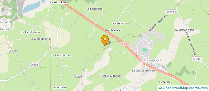 localisation de l'entreprise MONSIEUR MIKAEL CASTEX  BRIX