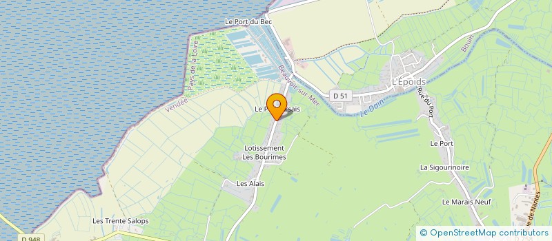 localisation de l'entreprise MONSIEUR MIKAEL CHARRIER à BEAUVOIR-SUR-MER