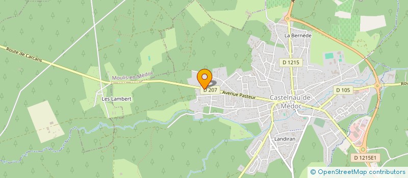 localisation de l'entreprise MONSIEUR MIKAEL CORBELLA  CASTELNAU-DE-MEDOC