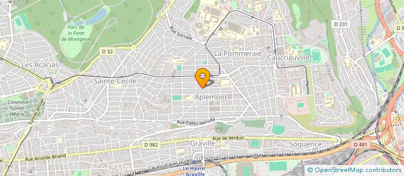 localisation de l'entreprise MONSIEUR MIKAEL CORRE à LE HAVRE