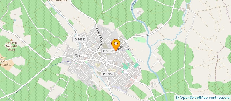 localisation de l'entreprise MONSIEUR MIKAEL COURTIN à SERVIAN