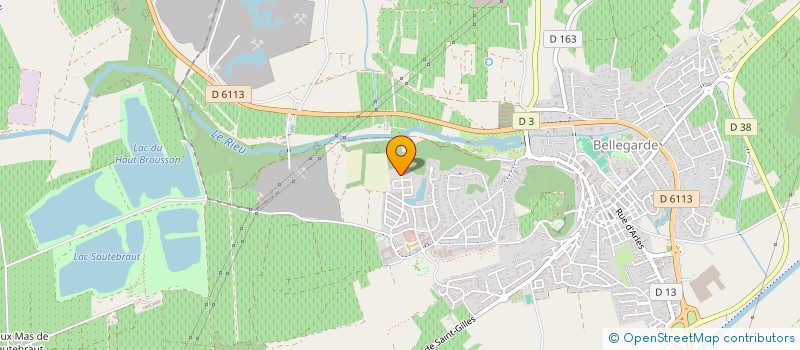 localisation de l'entreprise MONSIEUR MIKAEL CUNEY  BELLEGARDE