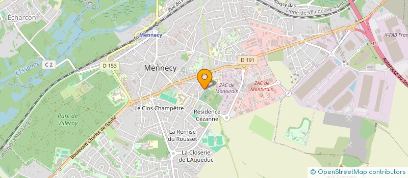 localisation de l'entreprise MONSIEUR MIKAEL DA SILVA RIBEIRO à MENNECY