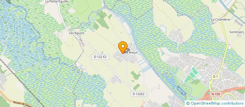 localisation de l'entreprise MONSIEUR MIKAEL DAMEZ  SAUJON