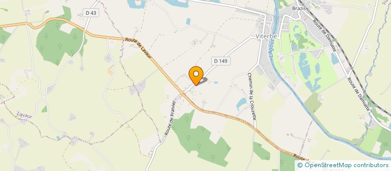 localisation de l'entreprise MONSIEUR MIKAEL DECHA  VITERBE