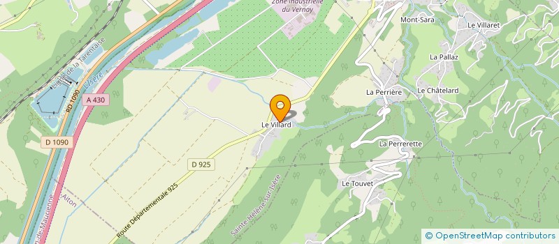 localisation de l'entreprise MONSIEUR MIKAEL DEGLISE FAVRE  SAINTE-HELENE-SUR-ISERE