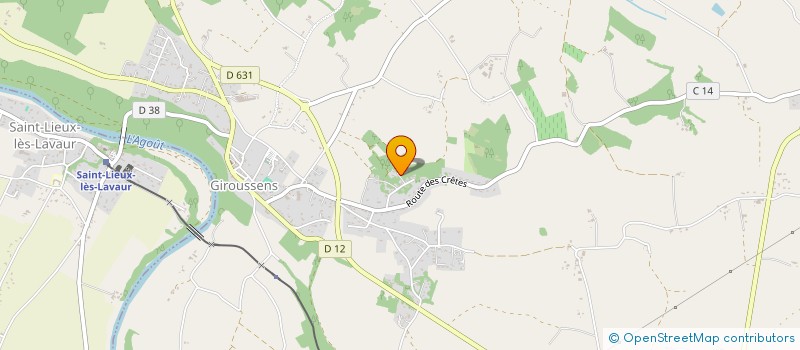 localisation de l'entreprise MONSIEUR MIKAEL DENAT  GIROUSSENS